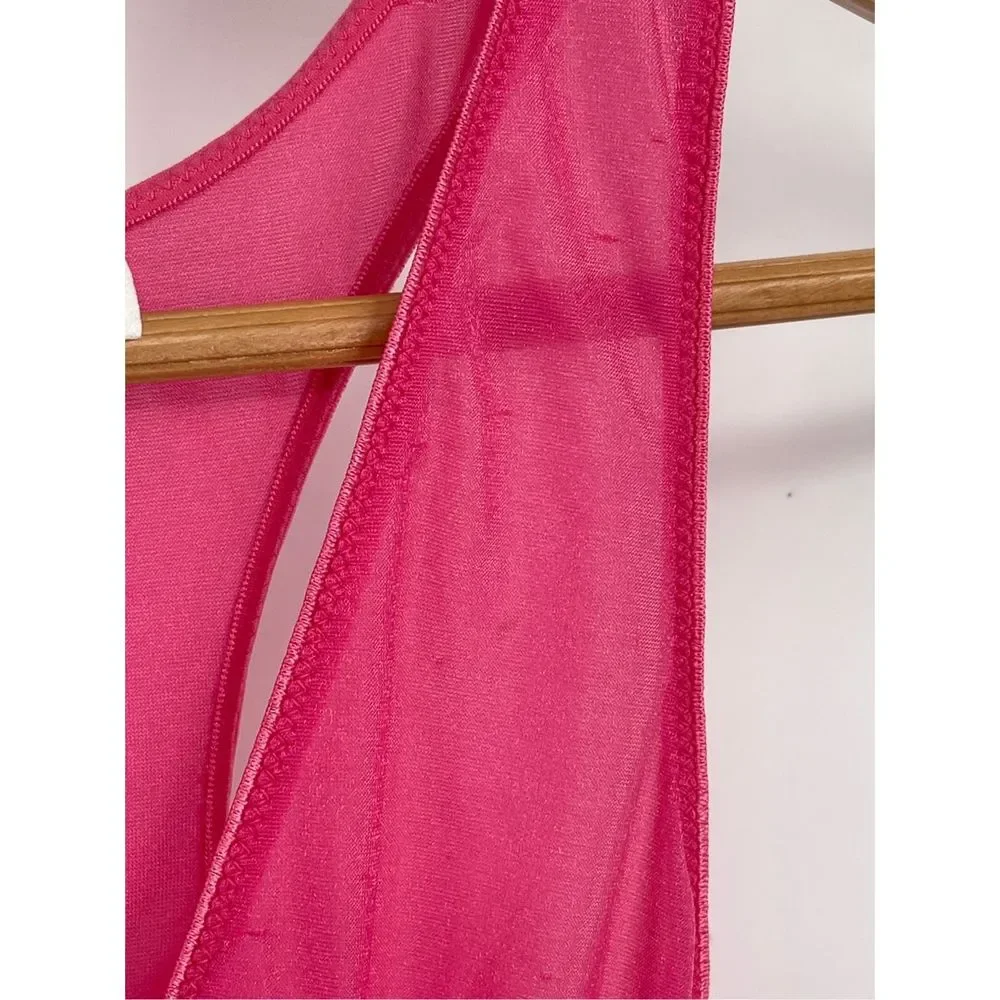 Vintage Vanity‎ Fair Slip Dress Nightgown Women's Size Small Pink Long